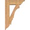 Ekena Millwork Balboa Traditional Smooth Bracket w/ Offset Brace, Western Red Cedar, 7 1/2"W x 24"D x 36"H BKT0806X24X36BOA01SWR - alternate 4